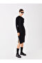 Lcw Vision Crew Neck Plain Long Sleeve Women's Dress (W3)