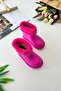 My Little One's Furry Colorful Rain Boots - Fuchsia - 3