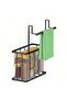 Cabinet Door Hanging Cabinet Organizer for Kitchen Cabinets, Stainless Metal Towel Rack Organizer - 2