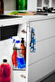 Cabinet Door Hanging Cabinet Organizer for Kitchen Cabinets, Stainless Metal Towel Rack Organizer - 4