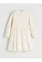 LCW Kids Flower Appliqué Girls' Tulle Dress - 5
