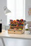 Coral Maxi 12 Compartment Drawer Desktop Wooden Organizer Pen Holder - Jewelry Makeup Multi-Purpose Organizer - 2