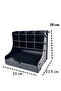 Coral Maxi 12 Compartment Drawer Desktop Wooden Organizer Pen Holder - Jewelry Makeup Multi-Purpose Organizer - 5