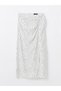 Lcw vision women's polka dot skirt with zipper waist - 5