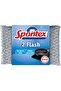Tampon Flash Pads, Non-Scratching Abrasive Cleaning Pads, Black, 2 Piece