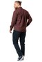 Long Sleeve Lumberjack Men's Flannel Autumn and Winter Shirt Burgundy 4004 - 4
