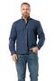Long Sleeve Lumberjack Men's Flannel Autumn and Winter Shirt Navy Blue 4035