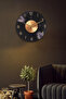 Aurenzo Primo Premium Wooden Wall Clock with Silent Mechanism and Gold Detailing - 2