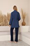 Elara Quilted Robe Nursing-Friendly Long-Sleeve Pregnancy and Postpartum Pajama Set - 3