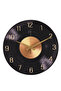Aurenzo Primo Premium Wooden Wall Clock with Silent Mechanism and Gold Detailing - 6