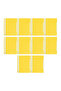 Ring Binder, 10 Pieces, Pack of 50, A4, 2 Holes, Yellow - 2