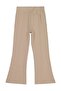 Civil Girls' Leggings with Slits |   Camisole |   School Nursery and Daily Use - Beige - 2