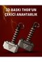 Thor's Hammer Mjolnir Marvel Themed Keychain – Special Design Gift |   3D Printing Collectible Product
