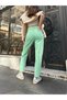 Women's Boyfriend Colorful Gabardine Fabric Four Season Trousers - 8