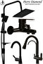 Purified Water Kitchen Sink Bathroom Shower Faucet Robot Shower Set Overhead Shower Head Faucets with Options