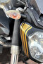 Gold Color Headlight Eyebrow Sticker Decal (Right and Left) for Yamaha Mt-07