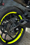 Neon Yellow Wheel Rim Stripe Sticker Set (16 Pieces) for Bajaj Dominar Group - 3