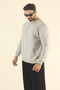 Men's Regular Winter Cotton Fleece-Lined Crew Neck Relaxed Fit Sweatshirt - 2