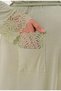 Women's Green Belted Special Design Lace Detailed Stretchy Dressing Gown - 4