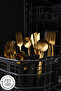 Gold 6-Person 30-Piece Cutlery Set - 2