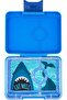 Snack Box - Leakproof BPA-Free 3-Compartment Snack Container (Surf Blue with Shark Tray) - 2