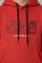 Dragon Ball Z Printed Red Hooded Sweatshirt and Navy Blue Tracksuit Set - 3