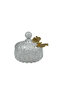 B&D Decorative Date Bowl Glassware with Lid - 2