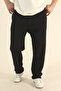 Men's Baggy Winter Cotton Puffer Fabric Wide-Leg Sweatpants - 2