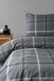 Sapphire Gray Ranforce Cotton Single Duvet Cover Set |   Children's and Teenagers' Room Bedspread |   Breathable Fabric, Extra Soft Bedspread | Gray - 6