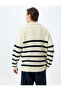 Winter Knitwear Sweater Zippered Collar Cotton - 4