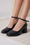 Josephine Women's Matte Black Heeled Shoes