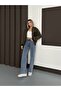 Women's Khaki Zipper Detailed Bomber Jacket - 5