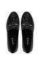 Women's Genuine Leather Black Comfort Shoes - 5