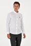 Men's White Long Sleeve Basic Shirt 50307659-Vr013 - 3