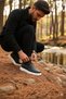 Zrj207 Lace-Up Orthopedic Sole Black and White Men's Sports Boots - 2