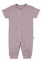 Lace-Like Knit Mini Jumpsuit Without Socks (Nature) Purple