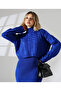 Women's Knitted Patterned Knitwear Two-Piece Set Sweater and Dress - 4