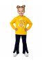 Girl's Flared Tights, K Hooded Sweatshirt, m Transitional Bottoms and Top Set