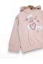 Girl's Flared Tights, K Hooded Sweatshirt, m Transitional Bottoms and Top Set - 3