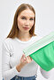 Silkworm Life %100 Pure Silk Lined Beret Hair-Friendly Handmade Natural Bursa Silk Stylish Women's Beret - Green - 2