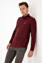 Men's Burgundy Long Sleeve Basic Shirt 50307686-Vr014