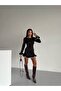 Flounce Detailed Mini Dress - 2