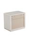 Lintell 2 Drawer Night Stand - Cream, Engineered Wood Bedside Table, 60x40x52.2cm, 2-Year Warranty - 7