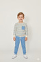 Unisex Striped Supreme Fabric Suit with Pocket Detail and Ribbed Legs - 1039698