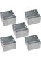 Electrical Metal Box GI Box Galvanised Metal Back Deep Box (5, 6x3x9x47)
