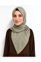 Patterned Denim Scarf – 95X95 Cm, Non-Slip, Suitable for All Seasons Water Green