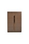 Ronin Chest of 4 Drawers with Mirror & Jewelry Storage - Walnut/Bronze - 2-Year Warranty