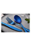 Premium Stainless Steel Fork, Spoon and Knife Set– Modern Blue Color 4 Pieces - 3
