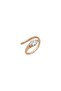 Stone Detailed Snake Figured Ring
