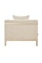 Azalea 1 Seater Fabric Sofa - Beige/Champagne Gold, Solid Wood, Stylish & Comfortable - 100x88x77cm - 5